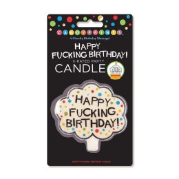 Little Genie X-Rated Birthday - dekoracyjna świeczka imprezowa 3,5x3,5cm