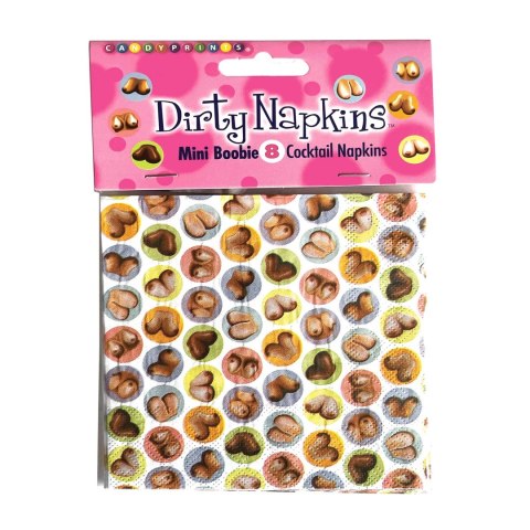 Little Genie Serwetki Koktajlowe 2-warstwowe 8 szt. z nadrukiem Little Genie Serwetki Koktajlowe 2-warstwowe 8 szt. z nadrukiem