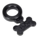 Oxballs PUPPY Black - elastyczny pierścień anatomiczny czarny