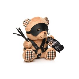 XR Brands Bondage Bear Miś dekoracyjny z opaską spalony pomarańcz 23cm