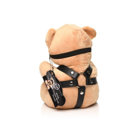 XR Brands Bondage Bear Miś dekoracyjny z opaską spalony pomarańcz 23cm XR Brands Bondage Bear Miś dekoracyjny z opaską spalony pomarańcz 23cm