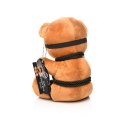 XR Brands Bondage Bear maskotka dekoracyjna z liną 23 cm spalony pomarańcz