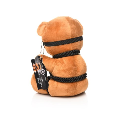 XR Brands Bondage Bear maskotka dekoracyjna z liną 23 cm spalony pomarańcz XR Brands Bondage Bear maskotka dekoracyjna z liną 23 cm spalony pomarańcz