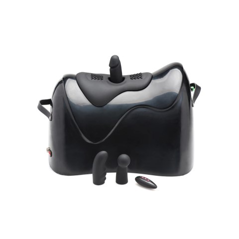XR Brands Master Series Saddle Pro z Wibracjami i 4 Nasadkami
