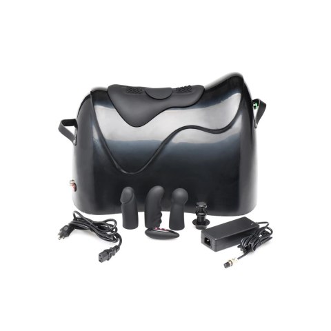XR Brands Master Series Saddle Pro z Wibracjami i 4 Nasadkami XR Brands Master Series Saddle Pro z Wibracjami i 4 Nasadkami