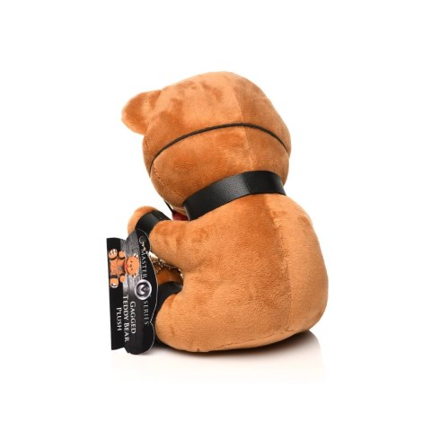 XR Brands Miś ozdobny z liną, pluszak 23 cm, pomarańczowy, PU skora XR Brands Miś ozdobny z liną, pluszak 23 cm, pomarańczowy, PU skora