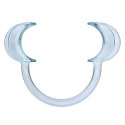 XR Brands U-kształtny ogranicznik ust niebieski, plastikowy 11,4 cm