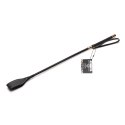 XR Brands długa szpicruta 61 cm z eko-skory, uchwyt teksturowany