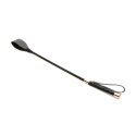 XR Brands długa szpicruta 61 cm z eko-skory, uchwyt teksturowany