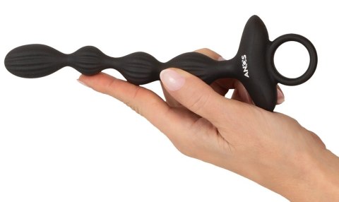 ANOS Flexible Beads model z 2 silnikami i 10 trybami wibracji, czarne