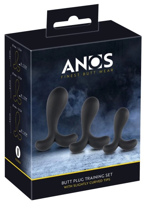 ANOS Zestaw 3 korkow treningowych silikonowych z anatomiczną końcowką