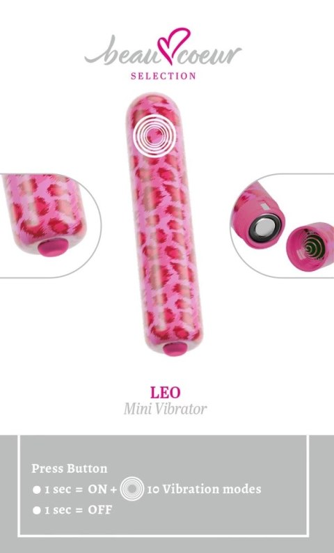 Beau coeur Leo Mini - kompaktowy model w kształcie wiśni, 10 trybow