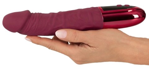 Beau coeur Varelo Natural Vibrator czerwony, 23 cm, 12 trybow