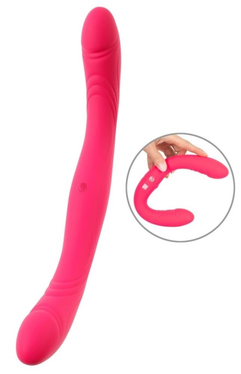 Coup!es Choice CC podwojny wibrator silikonowy z dwoma silnikami 31,2 cm