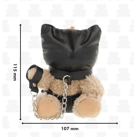 Fetish Submissive Momo Pluszowy Miś Kolekcjonerski z Kapturem 14 cm