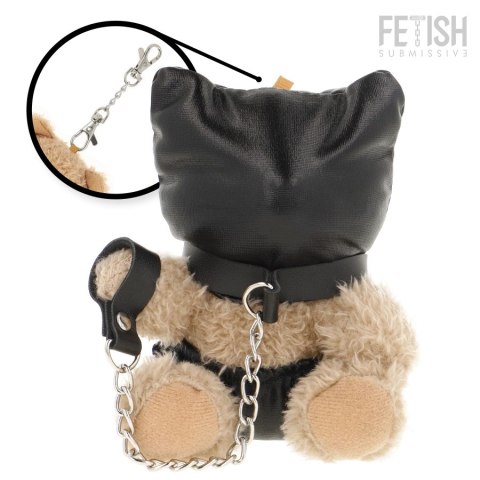 Fetish Submissive Momo Pluszowy Miś Kolekcjonerski z Kapturem 14 cm