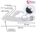 Ibiza Rabbit Pulsator - Model z podwojną stymulacją, silikon medyczny, fioletowy