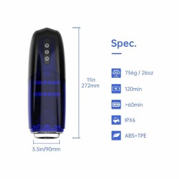 Magic Motion Xone Czarny - Maszyna intymna z aplikacją i 10 trybami