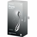 Satisfyer Pure Gravity 2 stalowy dwustronny model z falistą strukturą
