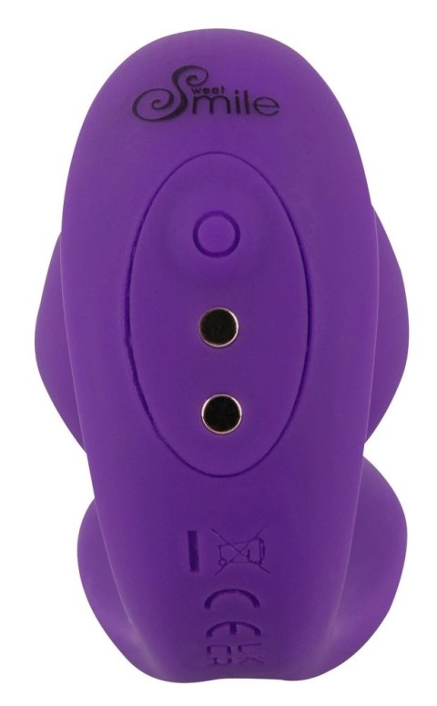 Sweet Smile RC 2w1 System Wibrujący Plug & Panty, silikonowy, fioletowy