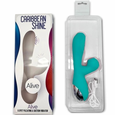 Alive Caribbean Shine Blue - zaawansowany model z falami pulsacyjnymi 21 cm