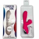 Alive Caribbean Shine Fuksja - Intymne urządzenie 3-silnikowe, IPX5, 21 cm