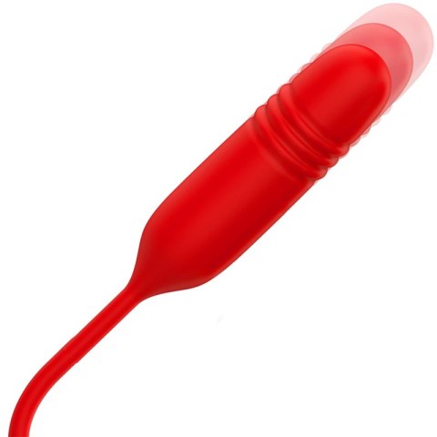 MIA Amalfi Double Pleasure Wand - silikonowy masażer z falami i funkcją ruchu