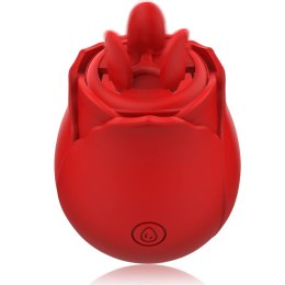 MIA Rose 2.0 Dwugłowicowy stymulator impulsowy IPX6 silikonowy rożowy