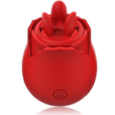 MIA Rose 2.0 Dwugłowicowy stymulator impulsowy IPX6 silikonowy rożowy