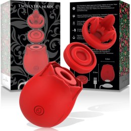 MIA Rose 2.0 Dwugłowicowy stymulator impulsowy IPX6 silikonowy rożowy