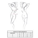PASSION EVALIE Body damskie czarne L/XL - koronka, elegancki fason