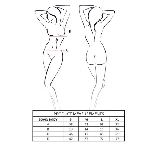 Passion ZOVEL Body Czarny S/M - Nowoczesny Minimalizm i Elegancja