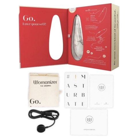 Womanizer Classic 2 Marilyn Monroe White Marble - system powietrzny, edycja limitowana