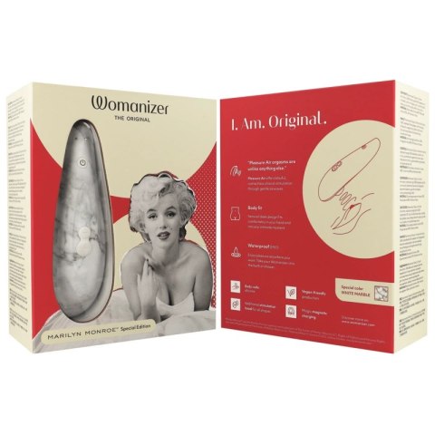 Womanizer Classic 2 Marilyn Monroe White Marble - system powietrzny, edycja limitowana