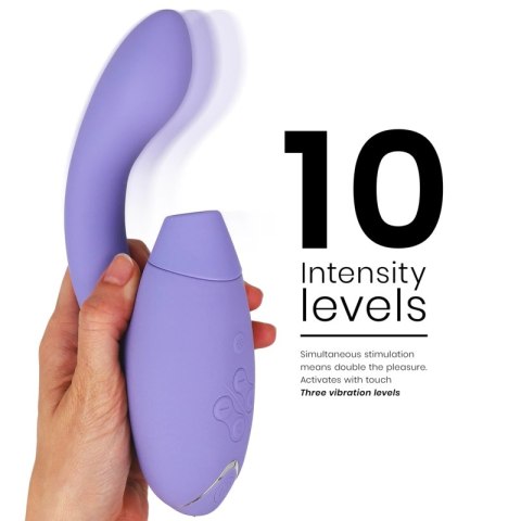 Womanizer Duo 2 Liliowy - System podwojnej stymulacji, silikon medyczny