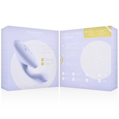 Womanizer Duo 2 Liliowy - System podwojnej stymulacji, silikon medyczny