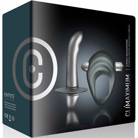 Climaximum Entice Kit - Zestaw Startowy z Pierścieniem i Stymulatorem Prostaty