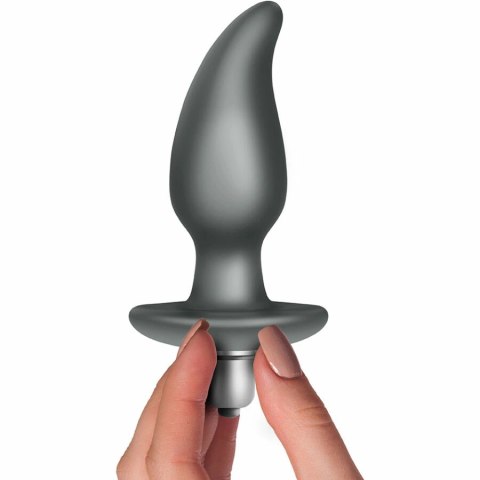 Climaximum Idosi - Wibrujący korek analny z 10 trybami, silikonowy, czarny