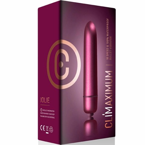 Climaximum Jolie Mini Bullet - Dyskretna Wibrująca Kulka IPX7 10 Trybow