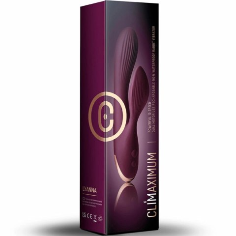 Climaximum Lyanna Rabbit - silikonowy model intymny z podwojnym systemem wibracji
