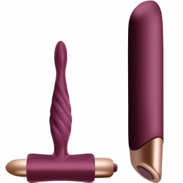 Climaximum Zestaw Miyana & Pharos - Wibrator Klasyczny i Korek w Anatomicznym Kształcie, Czarny