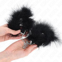 KINK Opaska na nadgarstki z mini piorkami - stylowa i komfortowa kontrola
