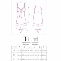 Livco Corsetti Fashion Hyeona babydoll + stringi M pudrowy roż