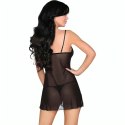 Livco Corsetti Fashion Luise Babydoll i Stringi L Czarne Tulle Lace