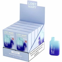 Lost Mary BM600 Jednorazowy Vaper 2% 600 zaciągnięć Niebieski Razz Wiśniowy