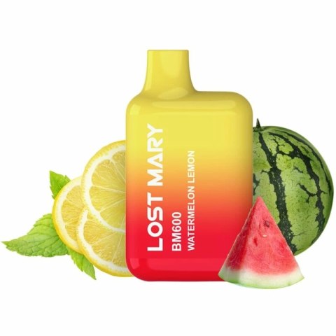 Lost Mary BM600 Jednorazowy Vaper 2% Arbuz Cytrynowy 600 zaciągnięć