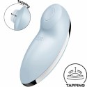 Satisfyer Tap & Climax 2 stymulator wibracyjny dwusilnikowy niebieski