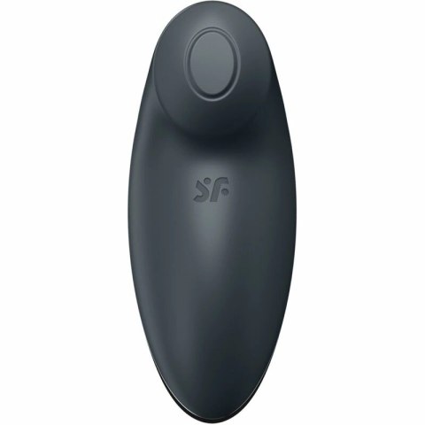 Satisfyer Tap & Climax 2 szary - urządzenie dwufunkcyjne wodoodporne