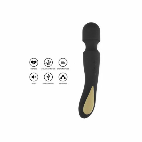 TOYJOY Zenith Light masażer wand czarny z 7 trybami LED 23 cm