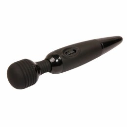 Baile Power Wand - czarny masażer kompaktowy, silikonowy, wielostopniowy